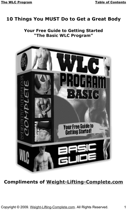 Product picture 10 things you must do to get a great body