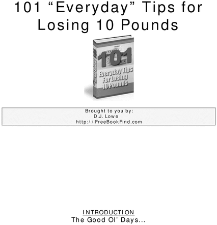 Product picture 101 easy ways to lose your weight fastly