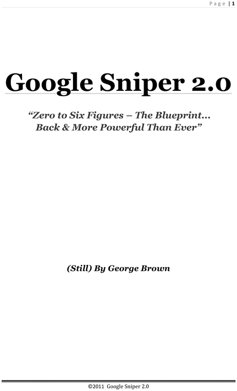 Product picture GOOGLE SNIPER 2